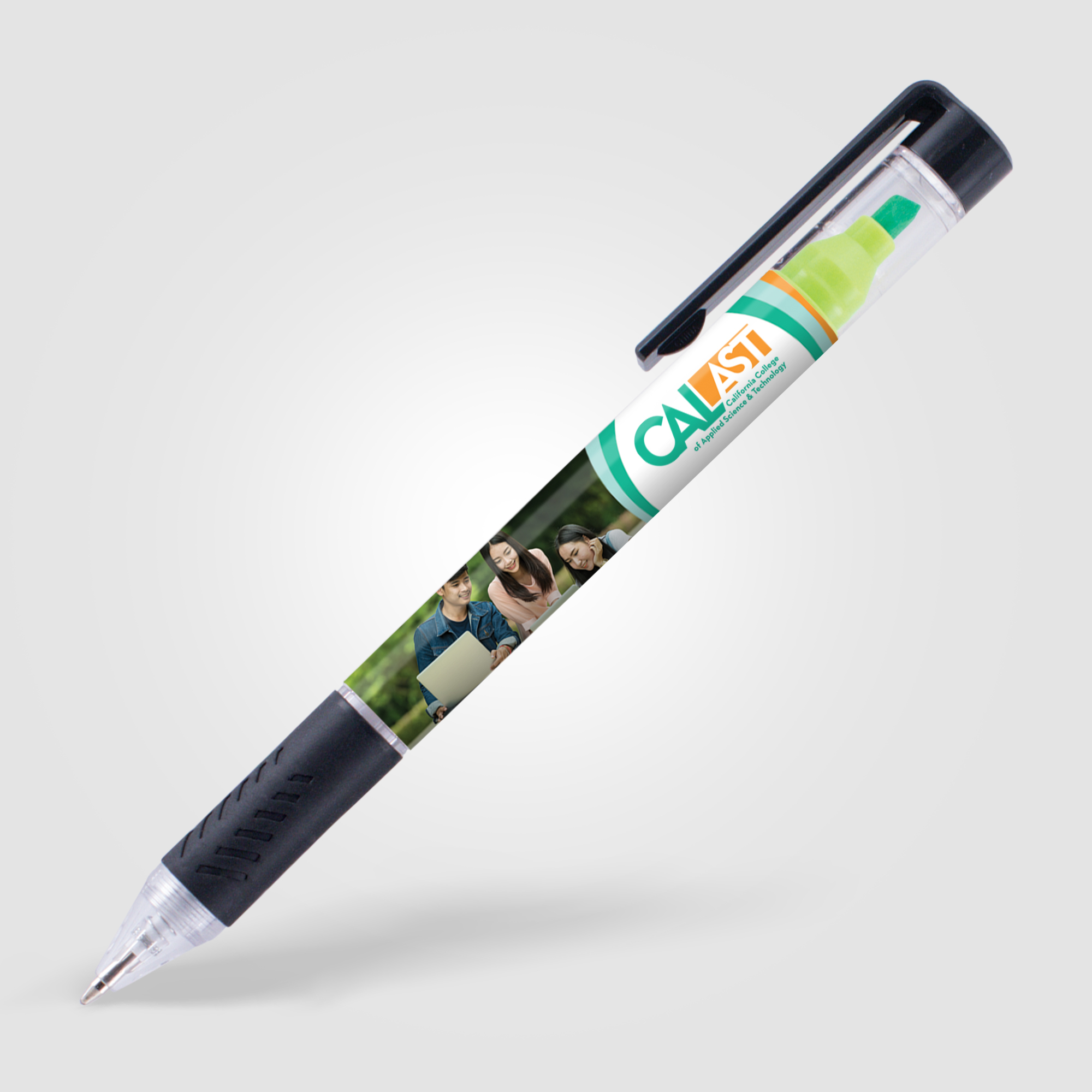Stylo-surligneur publicitaire Bergman Vert 